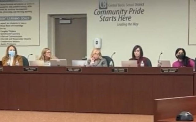 Mahmud at the board meeting - Bucks County Beacon - How a Covid Emergency Is Handled, Central Bucks School District Style