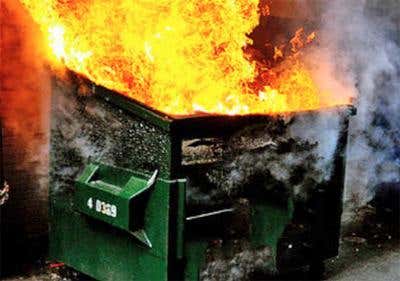 dumpster fire