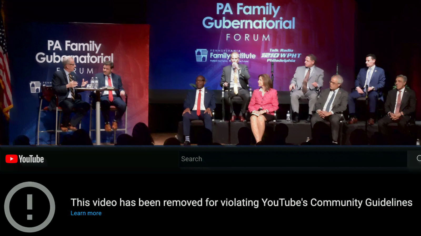 pa family guberrnatorial forum
