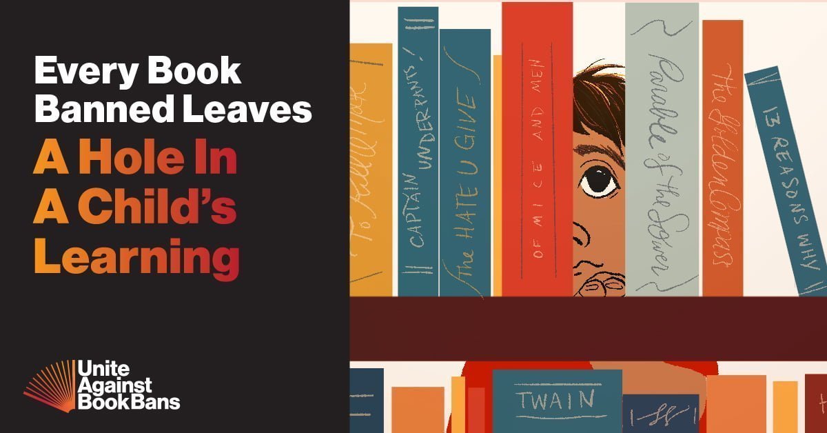 book banning - unite against book bans