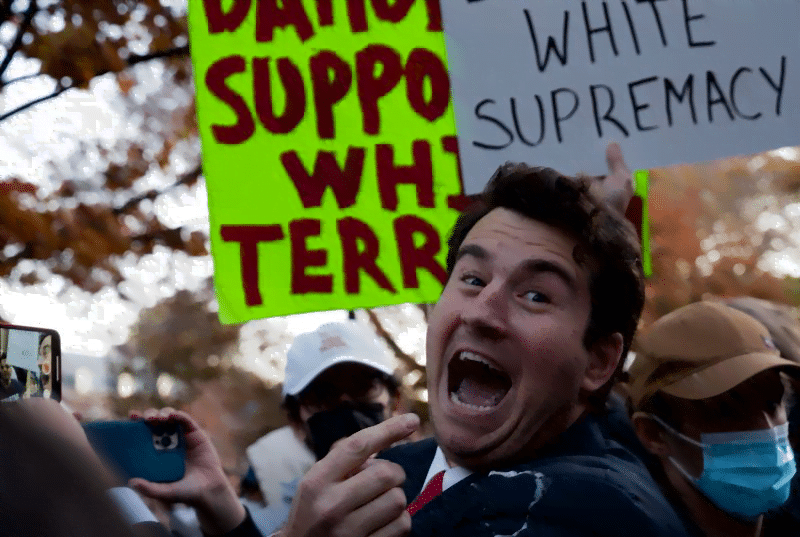 image 15 - Bucks County Beacon - Photo Essay: Right-wing Violence Leads to Cancellation of Proud Boys Founder's Talk at Penn State