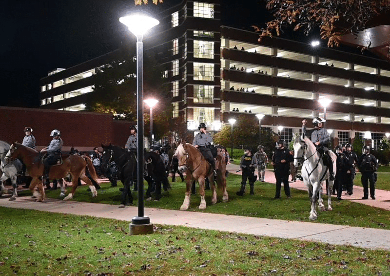image 23 - Bucks County Beacon - Photo Essay: Right-wing Violence Leads to Cancellation of Proud Boys Founder's Talk at Penn State