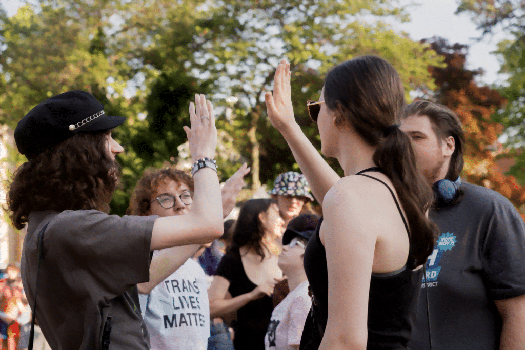 image 2 - Bucks County Beacon - Photo Essay: Doylestown Kicks Off Pride Month with Flag Raisings