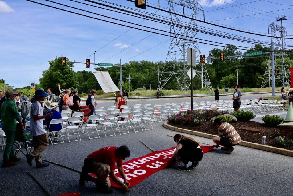 IMG 2333 - Bucks County Beacon - Photo Essay: EQAT Tells Vanguard to Stop Investing in Climate Destruction