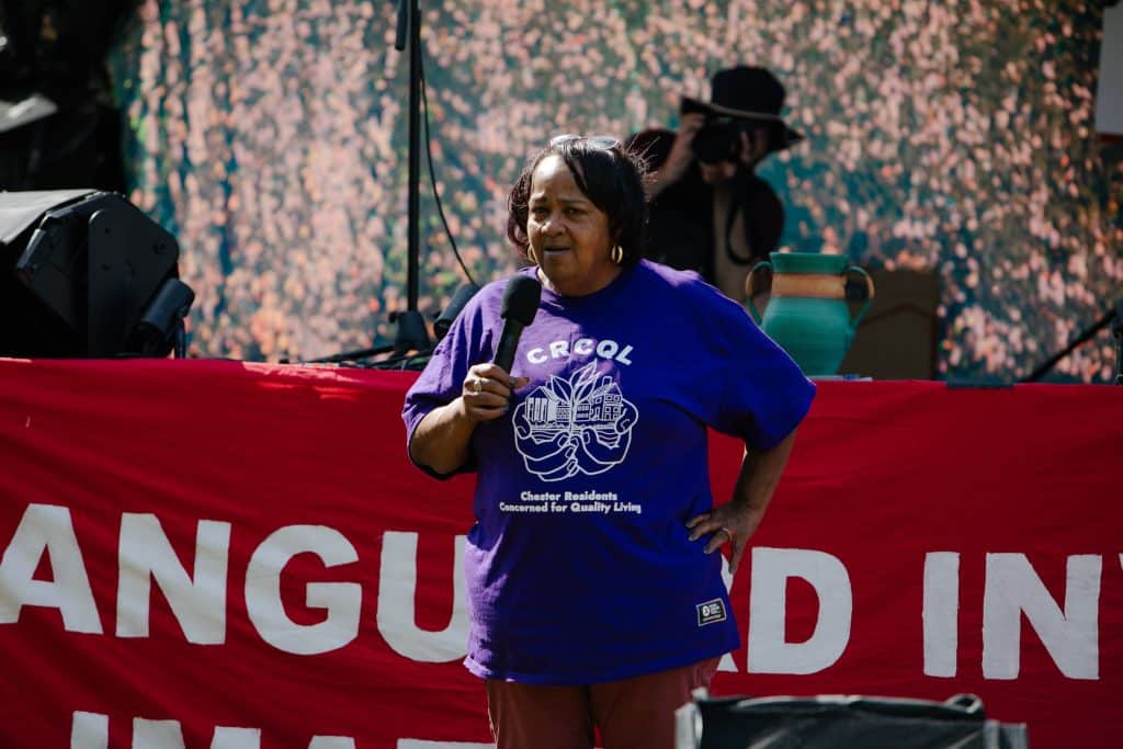Voices of Vanguards Impact 7.03.24 Rachael Warriner 185 - Bucks County Beacon - Photo Essay: EQAT Tells Vanguard to Stop Investing in Climate Destruction