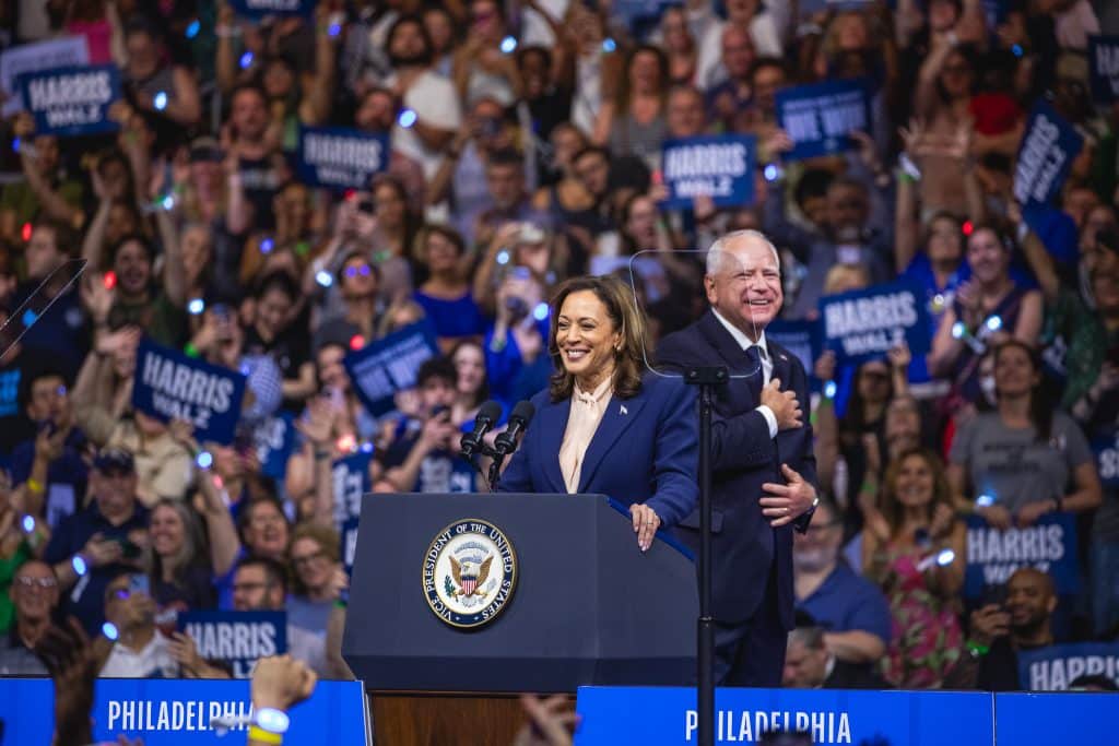 Wlaz harris Joy - Bucks County Beacon - Photo Essay: Joyful Warriors Kamala Harris and Tim Walz Launch Democratic Presidential Campaign at Philadelphia Rally to Fight and Win This Election