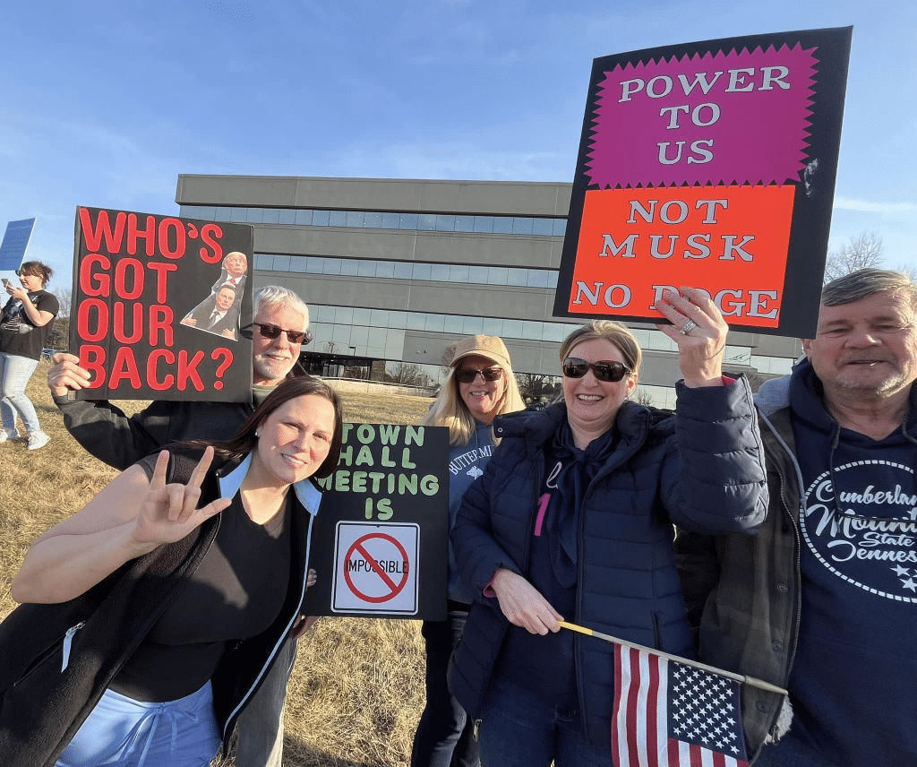 Fitz2 - Bucks County Beacon - Photo Essay: Bucks County Residents Protest Republican Congressman Brian Fitzpatrick for St. Patrick's Day