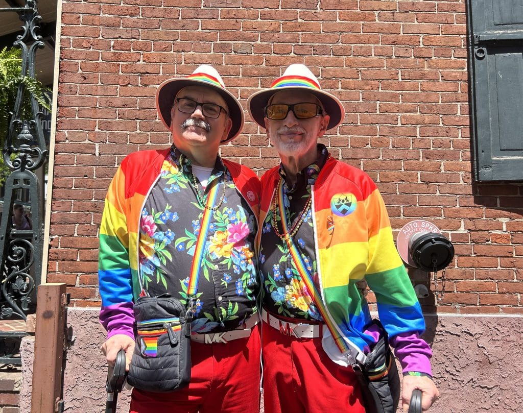Chet Kabara and Frank Mahood - Bucks County Beacon - New Hope Pride: History, Art, Rights, and Resilience