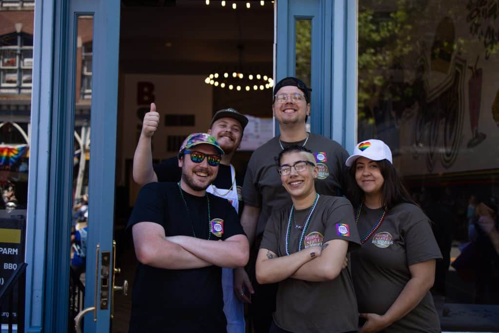 Joe Crozier Bridge Street Burgers - Bucks County Beacon - New Hope Pride: History, Art, Rights, and Resilience