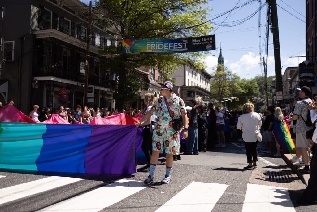 New Hope Pride Parade Flag - Bucks County Beacon - New Hope Pride: History, Art, Rights, and Resilience