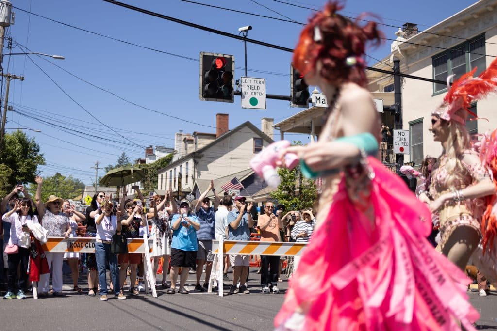 New hope Pride Parade crowd 3 - Bucks County Beacon - New Hope Pride: History, Art, Rights, and Resilience