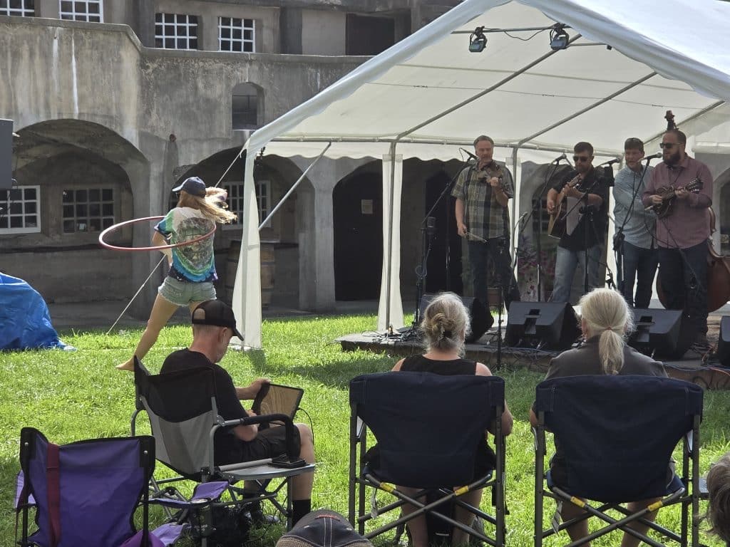 Josh Daniels and Friends Bluegrass - Bucks County Beacon - Bluegrass Fans Enjoy Summer Concert at Doylestown’s TileWorks