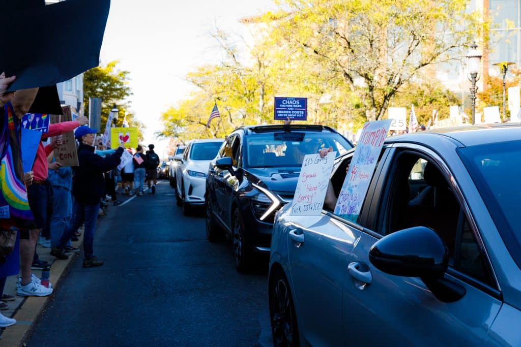 Doylestown No Kings 3 - Bucks County Beacon - Photo Essay: Thousands of Democracy Defenders Protest Trump at 'No Kings' Rallies Throughout Bucks County