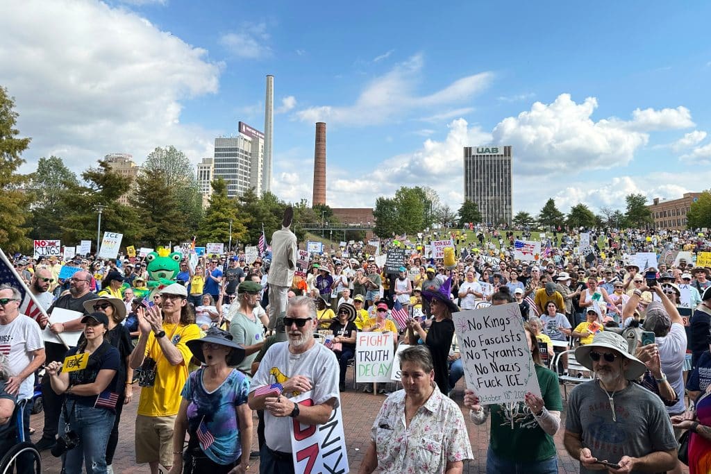 No Kings Birmingham - Bucks County Beacon - Photo Essay: Millions of Americans Join 'No Kings' Demonstrations Across the County to Protest Trump