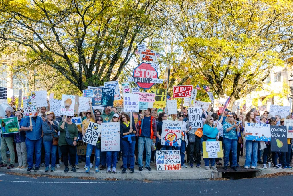 No Kings Doylestown 7 - Bucks County Beacon - Photo Essay: Thousands of Democracy Defenders Protest Trump at 'No Kings' Rallies Throughout Bucks County