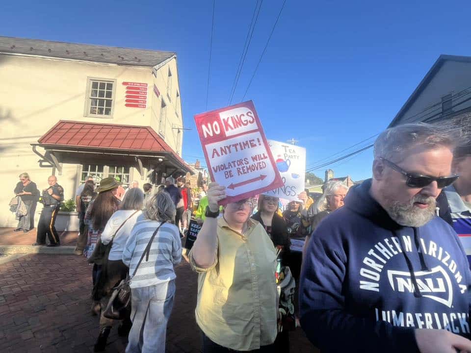 No Kings New Hope 4 - Bucks County Beacon - Photo Essay: Thousands of Democracy Defenders Protest Trump at 'No Kings' Rallies Throughout Bucks County