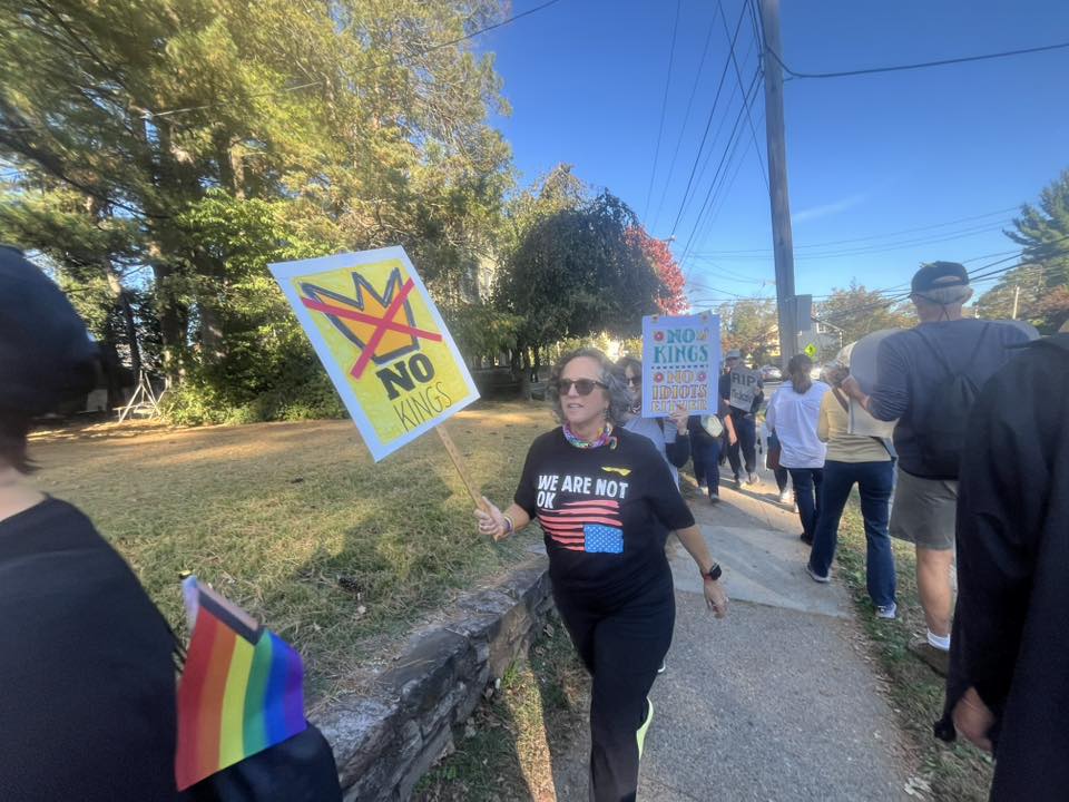 No Kings New Hope 5 - Bucks County Beacon - Photo Essay: Thousands of Democracy Defenders Protest Trump at 'No Kings' Rallies Throughout Bucks County