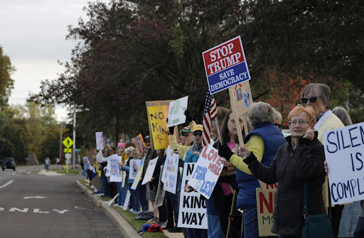 Perkasie No Kings 1 - Bucks County Beacon - Photo Essay: Thousands of Democracy Defenders Protest Trump at 'No Kings' Rallies Throughout Bucks County