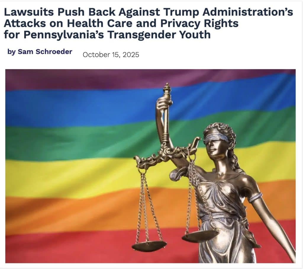 Image 12 27 25 at 1.28 PM - Bucks County Beacon - Pennsylvania Joins Coalition of 19 States and D.C. in Lawsuit Over HHS Move That Could Curtail Youth Gender-Affirming Care
